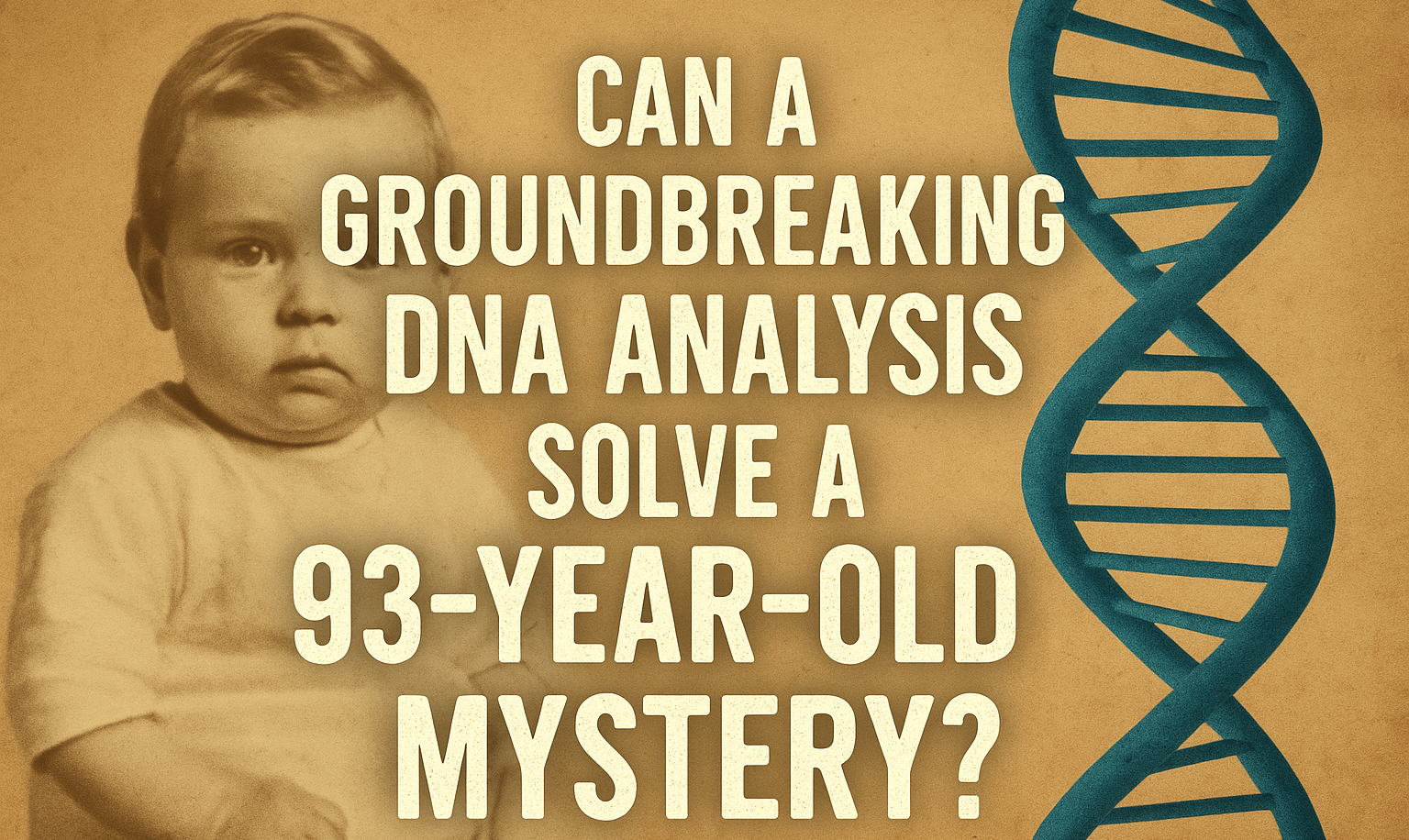 The Lindbergh Baby Case Reopened:Can a Groundbreaking DNA Analysis Solve a 93-Year-Old Mystery?